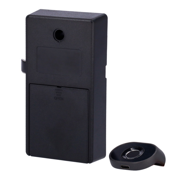 SAFIRE SF-CABINETLOCK-F-APP Cerradura inteligente para taquillas - Identificación por huella o APP - Alimentación 4 x AA | Conex