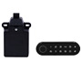 SAFIRE SF-CABINETLOCK-FK-PUBLIC Cerradura inteligente para taquillas - Identificación por huella o contraseña - Alimentación 4 x (2)