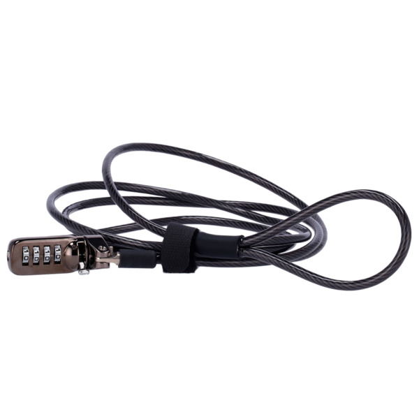 SAFIRE SF-EASROPE-200 Cordón antihurto EAS - Apto para portátiles - Apertura con código de 4 dígitos - Dimensiones cerradura: 5 (9)