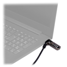 SAFIRE SF-EASROPE-200 Cordón antihurto EAS - Apto para portátiles - Apertura con código de 4 dígitos - Dimensiones cerradura: 5