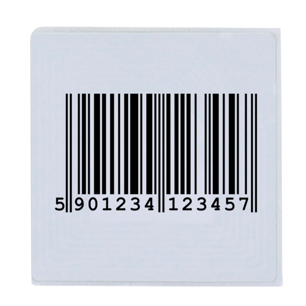 SAFIRE SF-EASTAG-RF-SOFT Protección electrónica antihurto EAS - RF 8.2 MHz - Etiqueta blanda con pegatina y código de barras - D