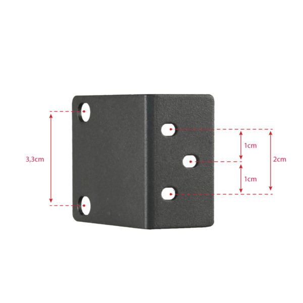 SAFIRE SF-ENRACK Pestañas para enracar - Para grabadores Safire - Altura 1U rack - Orificios rack estándar - Fabricado en acero (3)