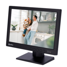 SAFIRE SF-MNT10BNC Monitor SAFIRE LED 10&quot; - Diseñado para videovigilancia - Formato 16:10 - VGA, HDMI, BNC loop y Audio - R