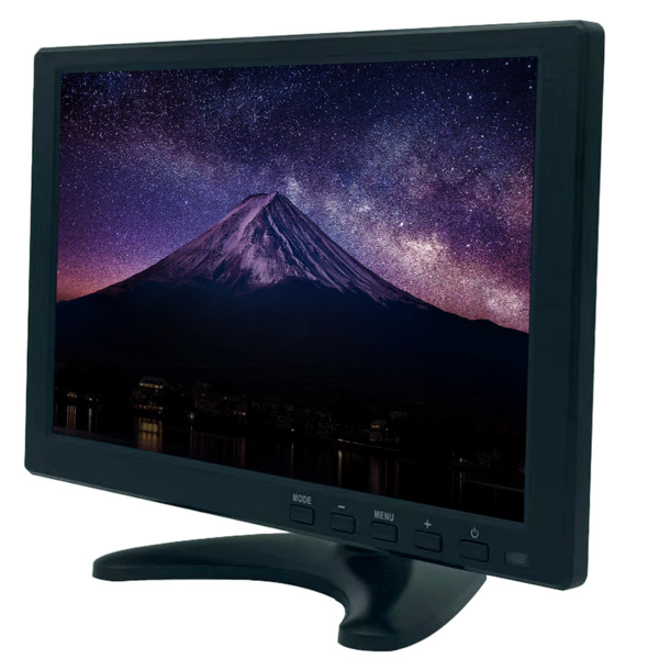 SAFIRE SF-MNT10BNC-V2 Monitor SAFIRE LED 10&quot; - Diseñado para videovigilancia - Formato 16:9 - VGA, HDMI, BNC loop y Audio -