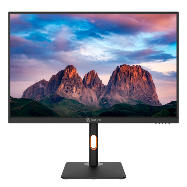 SAFIRE SF-MNT27-4K-V2 Monitor SAFIRE LED IPS 27" 4K - Diseñado para videovigilancia - Formato 16:9 - 1xHDMI, 1xDP1.4 - Reso