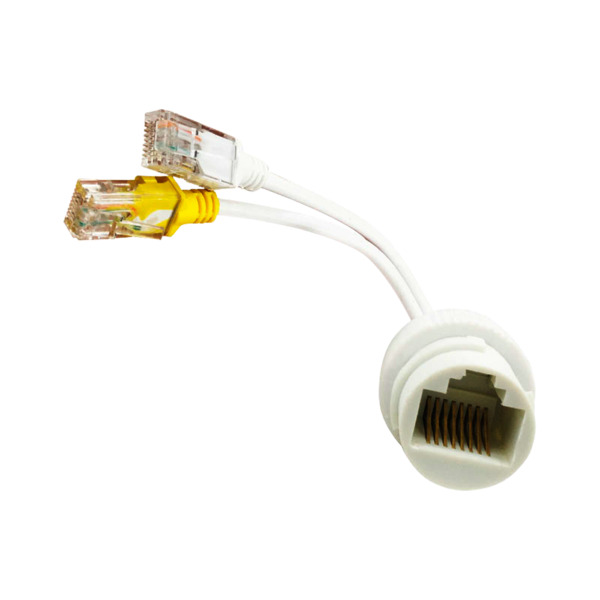 SAFIRE SF-POE-DUAL-SINGLE-RJ45 Combinador y separador PoE RJ45 - Para cámaras IP  - Color blanco (7)