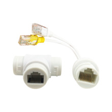 SAFIRE SF-POE-DUAL-SINGLE-RJ45 Combinador y separador PoE RJ45 - Para cámaras IP  - Color blanco