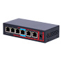SAFIRE SF-POE-EXT0604-60 Safire Indoor Hi-PoE Extender Switch - Amplía alcance alimentación PoE - 4 puertos PoE + 2 Uplink RJ45 (2)
