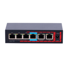 SAFIRE SF-POE-EXT0604-60 Safire Indoor Hi-PoE Extender Switch - Amplía alcance alimentación PoE - 4 puertos PoE + 2 Uplink RJ45