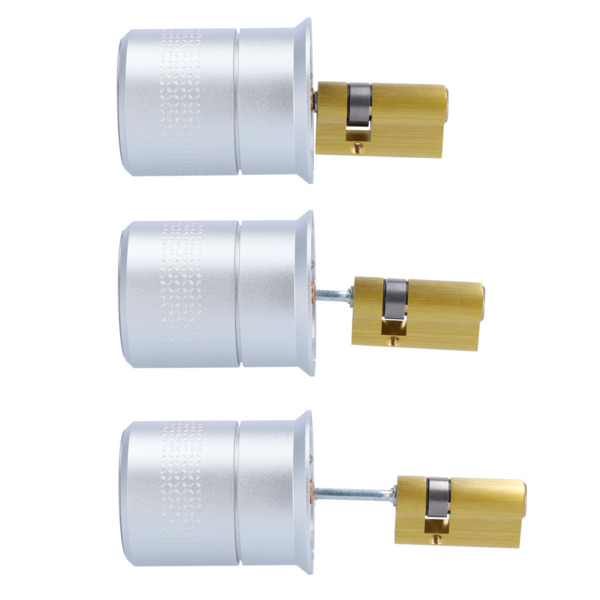 SAFIRE SF-SMARTLOCK-BT-PRO Cerradura inteligente Bluetooth - Cilindro ajustable motorizado europeo - Usuarios invitados sin esta (1)