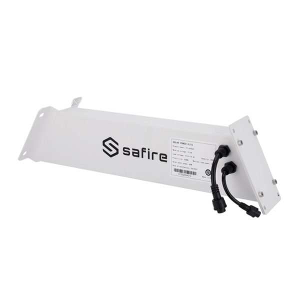 SAFIRE SF-SOLARKIT-BATT-256WH Sistema de alimentación autónoma para CCTV - Panel solar de 60W - Batería Litio LiFePo4 256Wh (20A (5)