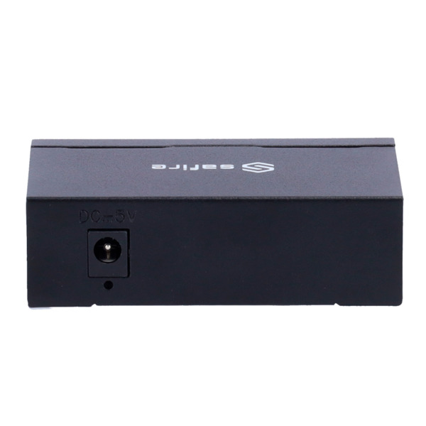 SAFIRE SF-SW05-G-M Switch de sobremesa - 5 puertos Gigabit - Velocidad 10/100/1000 Mbps - Plug &amp; Play - Tecnología de ahorro (5)