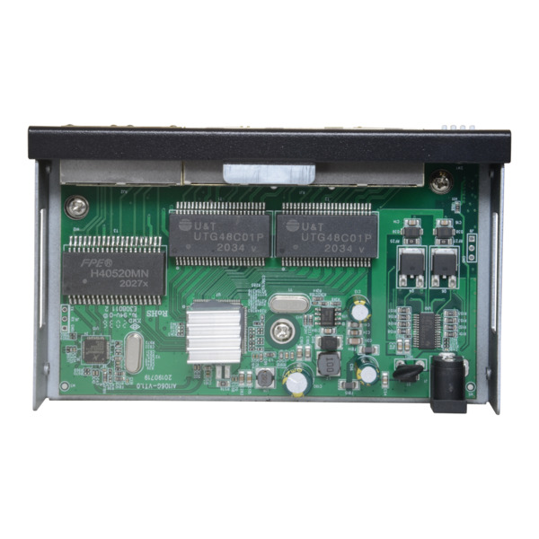 SAFIRE SF-SW0604POE-60 Switch PoE - 4 puertos PoE + 2 Uplink RJ45 - Velocidad hasta 100 Mbps en todos los puertos - Hasta 60W en (1)