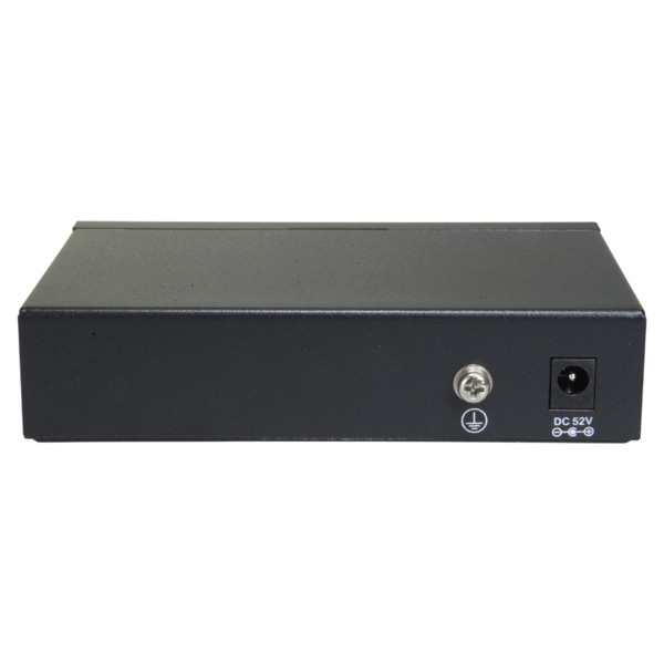 SAFIRE SF-SW0604POE-60 Switch PoE - 4 puertos PoE + 2 Uplink RJ45 - Velocidad hasta 100 Mbps en todos los puertos - Hasta 60W en (3)