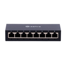 SAFIRE SF-SW08-G-M Safire Switch de sobremesa  - 8 puertos Gigabit - Velocidad 10/100/1000 Mbps - Plug &amp; Play - Tecnología d