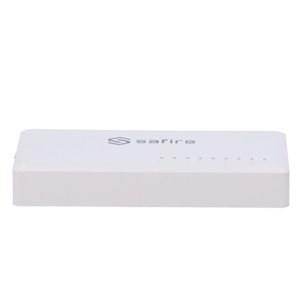 SAFIRE SF-SW08-G Safire - Switch de sobremesa - 8 puertos Gigabit - Velocidad 10/100/1000 Mbps - Plug &amp; Play - Tecnología de (1)