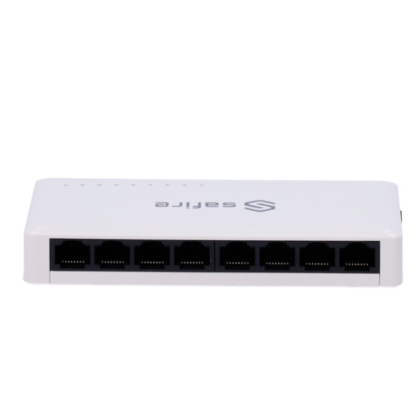 SAFIRE SF-SW08-G Safire - Switch de sobremesa - 8 puertos Gigabit - Velocidad 10/100/1000 Mbps - Plug &amp; Play - Tecnología de (7)