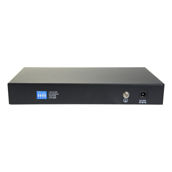 SAFIRE SF-SW1008POE-96 Switch PoE - 8 puertos PoE + 2 Uplink RJ45 - Velocidad 10/100 Mbps - Funciones: Ai VLan/QOS/CCTV Extend/P (3)