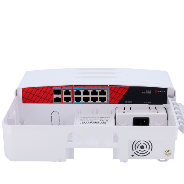 SAFIRE SF-SW1208HIPOE-GF-120-OUT Safire Switch Hi-PoE de Exterior - 8 puertos PoE + 2 SFP + 2 RJ45 - Velocidad de puertos Gigabi (5)