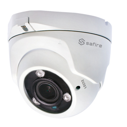 Comprar SAFIRE SF-T957V-3KE Cámara Turret Safire Gama ECO - Salida 4 en 1 / Resolución 3K (2880x1620) - High Performance CMOS 3K (5Mpx 16:9) - Lente varifocal 2.7~13.5 mm - IR Matrix LEDs Alcance 40 m - Impermeable IP66