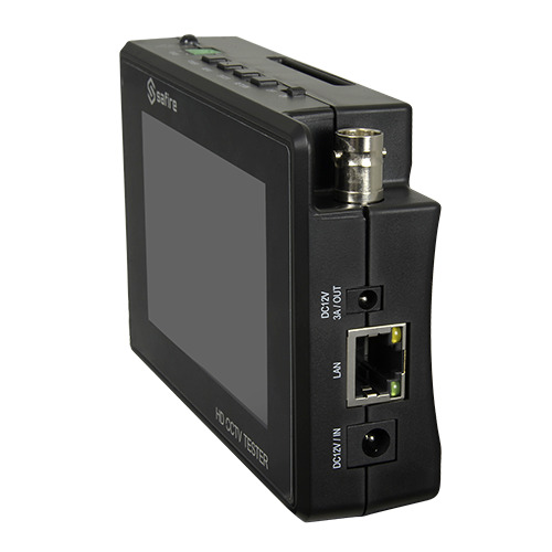 SAFIRE SF-TESTER-ARM-5N1-4K Comprobador CCTV multifuncional de muñeca - Admite cámaras HDTVI, HDCVI, AHD, CVBS e IP - Resolución (1)