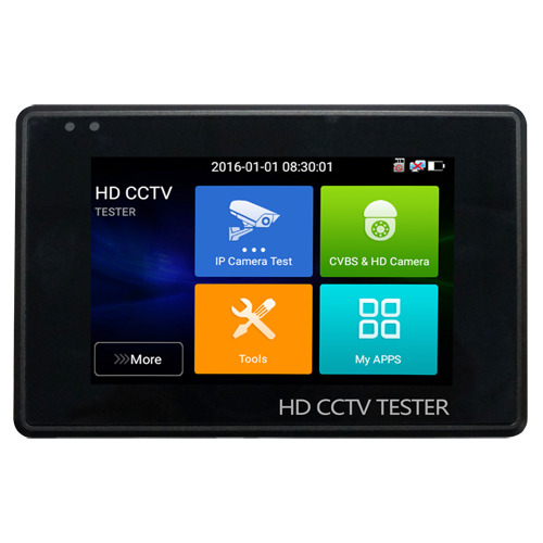 SAFIRE SF-TESTER-ARM-5N1-4K Comprobador CCTV multifuncional de muñeca - Admite cámaras HDTVI, HDCVI, AHD, CVBS e IP - Resolución