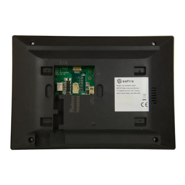 SAFIRE SF-VIDISP01-7WIP Monitor para videoportero - Pantalla TFT de 7&quot; - Audio bidireccional - TCP/IP, WiFi, SIP - Ranura t (5)