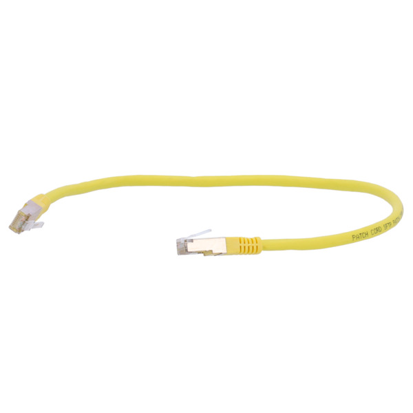 SAFIRE SFTP6A-H-03Y Cable SFTP - Ethernet - Conectores RJ45 - Categoría 6A - 0,3 m - Color amarillo (1)