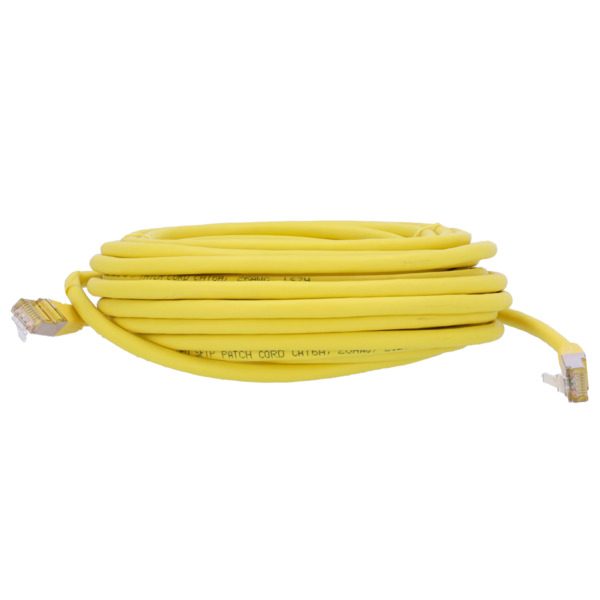 SAFIRE SFTP6A-H-10Y Cable SFTP - Ethernet - Conectores RJ45 - Categoría 6A - 10 m - Color amarillo (3)