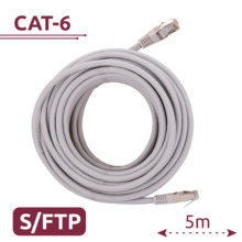 SAFIRE SFTP6A-H-5W Cable SFTP - Ethernet - Conectores RJ45 - Categoría 6A - 5 m - Color blanco