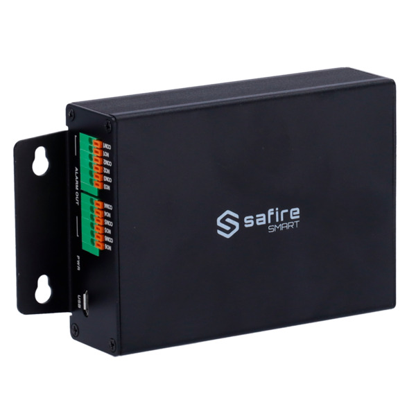SAFIRE SMART SF-ALARM1606-USB Safire Smart - Caja de entradas y salidas de alarma - 16 Entradas de alarma - 6 Salidas de relé - (3)