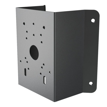 Comprar SAFIRE SMART SF-CORNERBRACKET-0601-GREY Soporte de esquina Safire Smart - Para cámaras bullet o domo - Fabricado en acero laminado SPCC - Color gris - Pasador de cables