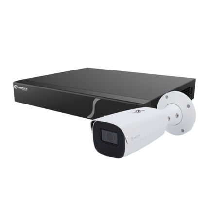 Comprar SAFIRE SMART SF-DEMOSMART-B Kit de Inteligencia Artificial Safire Smart - 1 Cámara Bullet de 4Mpx - 1 NVR de 8CH con audio y alarma - 1 Disco duro de 1TB - Salida de vídeo HDMI 4K - Clasificación de humano y vehículo avanzada