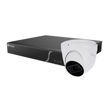 Comprar SAFIRE SMART SF-DEMOSMART-D Kit de Inteligencia Artificial Safire Smart - 1 Cámara Turret de 4Mpx - 1 NVR de 8CH con audio y alarma - 1 Disco duro de 1TB - Salida de vídeo HDMI 4K - Clasificación de humano y vehículo avanzada