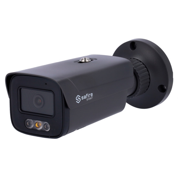 SAFIRE SMART SF-IPB380A-4I1-DL-GREY Safire Smart - Cámara Bullet IP gama I1 AI Avanzada y DualLight - Resolución 4 Megapíxel (26