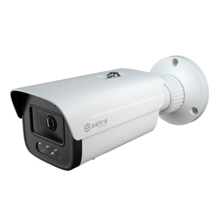 Comprar SAFIRE SMART SF-IPB380CA-4I1-SL Safire Smart - Cámara Bullet IP gama I1 con Disuasión activa - Resolución 4 Megapíxel (2566x1440) - Lente 2.8 mm | MIC & Speaker | Dual light 40m - AI: Clasificación de humano y vehículo - Impermeabilidad IP67