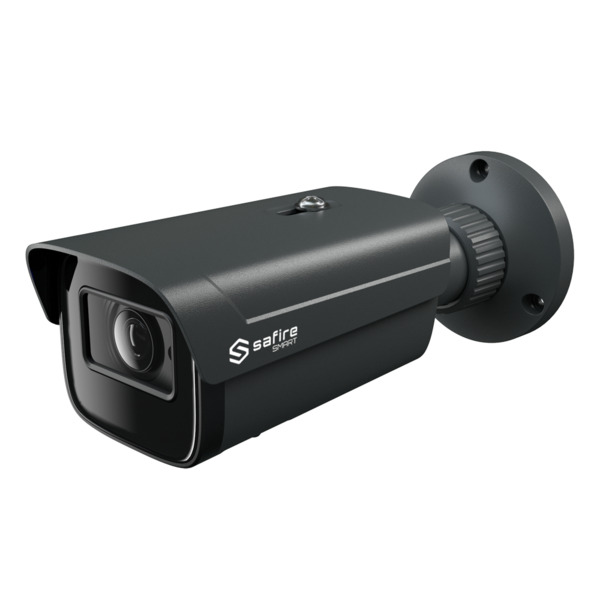 SAFIRE SMART SF-IPB580ZA-4E1-GREY Safire Smart - Cámara Bullet IP gama E1 Inteligencia Artificial - Resolución 4 Megapíxel (2566