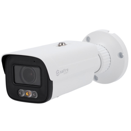 Comprar SAFIRE SMART SF-IPB580ZA-8E1-DL Safire Smart - Cámara Bullet IP gama E1 Inteligencia Artificial - Resolución 8 Megapixel (3840 × 2160) - Lente Motorizada 2.8-12 mm | Audio IN | DL 50m - AI: Clasificación de humano y vehículo - Impermeabilidad IP6