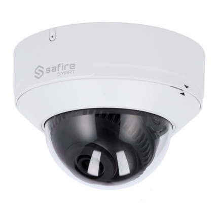 Comprar SAFIRE SMART SF-IPD040A-4E1 Safire Smart - Cámara Domo IP gama E1 Inteligencia Artificial - Resolución 4 Megapíxel (2566x1440) - Lente 2.8 mm | Micrófono integrado | IR 30m - AI: Clasificación de humano y vehículo - Impermeabilidad IP67 & IK1