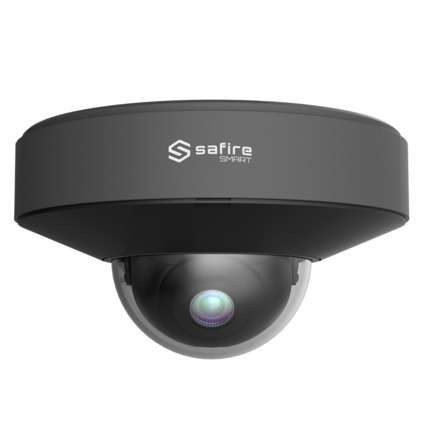 Comprar SAFIRE SMART SF-IPD050A-4I1-GREY Safire Smart - Cámara Domo IP gama I1 AI Avanzado - Resolución 4 Megapíxel (2592x1520) - Lente 2.8 mm | Audio | IR 20m - AI Avanzada:Perimetral, Facial, Conteo,Metadatos - Impermeabilidad IP66 | PoE (IEEE802.3af)