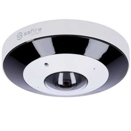 Comprar SAFIRE SMART SF-IPD360A-12I1 Safire Smart - Cámara Domo IP Fisheye gama I1 - Resolución 12 Megapíxel (4000x3000) - Lente 1.65 mm, gran angular 360º - Audio, Alarmas, Tarjeta MicroSD 256GB - Impermeabilidad IP67 | PoE (IEEE802.3af) | P2P