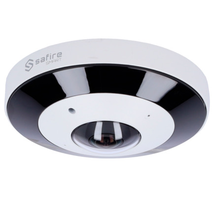 Comprar SAFIRE SMART SF-IPD360A-6I1 Safire Smart - Cámara Domo IP Fisheye gama I1 - Resolución 6 Megapíxel (2160x2160) - Lente 1.1 mm, gran angular 360º - Audio, Alarmas, Tarjeta MicroSD 256GB - Impermeabilidad IP67 | PoE (IEEE802.3af)