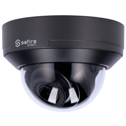 Comprar SAFIRE SMART SF-IPD540ZA-4E1-GREY Safire Smart - Cámara Domo IP gama E1 Inteligencia Artificial - Resolución 4 Megapíxel (2566x1440) - Lente Motorizada 2.8~12mm | Micrófono | IR 50m - AI: Clasificación de humano y vehículo - Impermeabilidad IP67