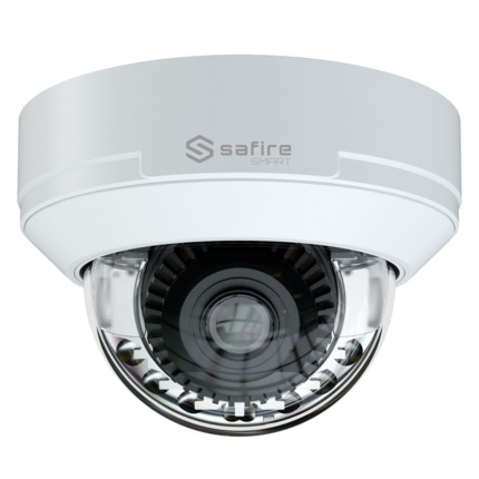 Comprar SAFIRE SMART SF-IPD540ZA-4I1-DL Safire Smart - Cámara Turret IP gama I1 AI Avanzado - Lente motorizada 2.7~13.5 | 4 Mpx (2688×1520) - Micrófono | IR 50m | Luz blanca 40 m | Mic | WDR - AI Avanzada:Perimetral, Facial, Conteo,Metadatos - IP67 | IK1