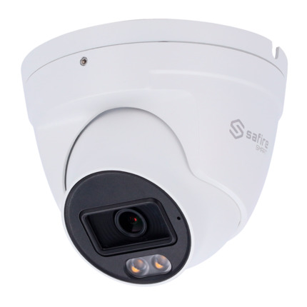 Comprar SAFIRE SMART SF-IPT010A-8E1-DL Safire Smart - Cámara Turret IP gama E1 Inteligencia Artificial - Resolución 8 Megapixel (3840x2160) - Lente 2.8 mm | Audio IN | IR y Luz Blanca 30m - AI: Clasificación de humano y vehículo - Impermeabilidad IP67 |