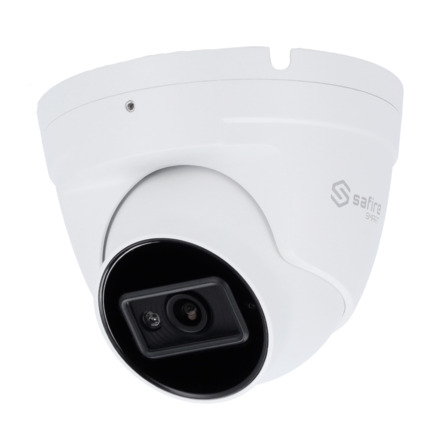 Comprar SAFIRE SMART SF-IPT020A-4I1 Safire Smart - Cámara Turret IP gama I1 AI Avanzado - Resolución 4 Megapíxel (2592x1520) - Lente 2.8 mm | Audio &amp; Alarmas | IR 30m - AI Avanzada:Perimetral, Facial, Conteo,Metadatos - Impermeabilidad IP67 | PoE (IE