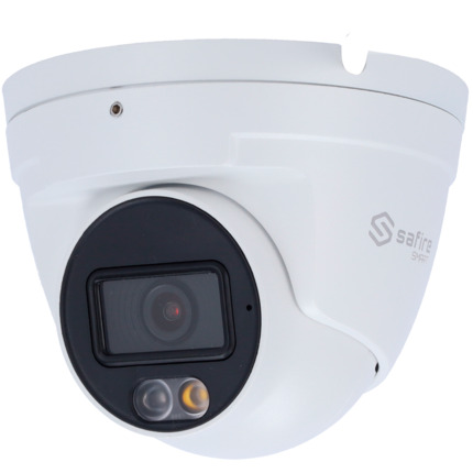 Comprar SAFIRE SMART SF-IPT020A-8E1-NIGHTPRO Safire Smart cámara Turret IP gama E1 con AI-ISP - Sensor 1/1.8" gran apertura F1.0 Night Color X - Resolución 8 Megapíxel (3840x2160) | MicroSD - Lente 2.8 mm | Micrófono integrado | LED 30m - AI: Clasif