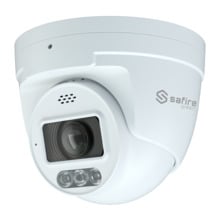 SAFIRE SMART SF-IPT511ZCA-4I1-SL Safire Smart - Cámara Turret IP gama I1 con Disuasión activa - Resolución 4 Megapíxel (2566x144