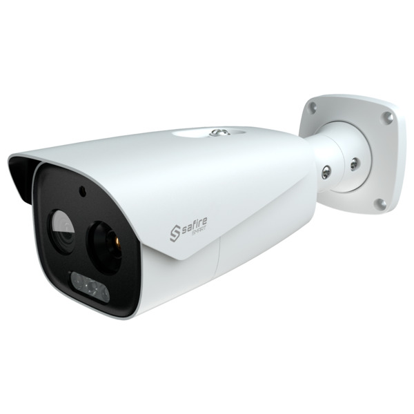 SAFIRE SMART SF-IPTB640A-25D5 Cámara térmica Dual Bullet IP Safire Smart - Sensor térmico 12 m 640x512 VOx | Lente 25 mm - Senso
