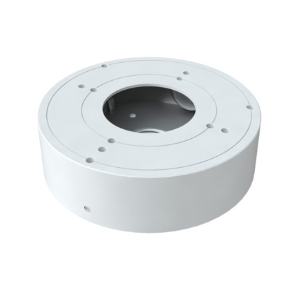Comprar SAFIRE SMART SF-JBOX-0106 Caja de conexiones Safire Smart - Para cámaras domo - Instalación en techo o pared - Diámetro de la base 132 mm - Pasador de cables
